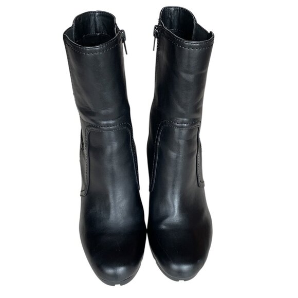 Bar III Women's Graciie P Faux Leather Ankle Boots Black, Size 9 - Picture 2 of 11